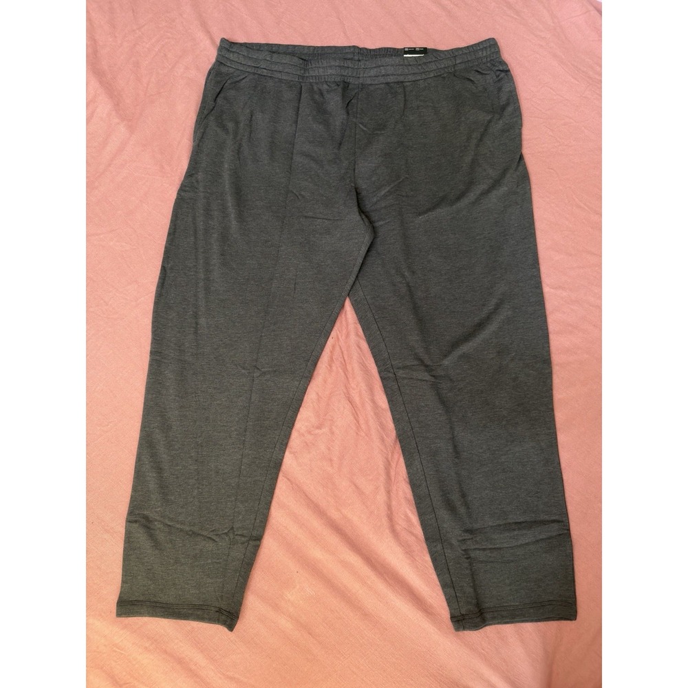 Xersion Men's 5XLT Charcoal Heather Fleece Pants Quick-Dri Big & Tall NWT